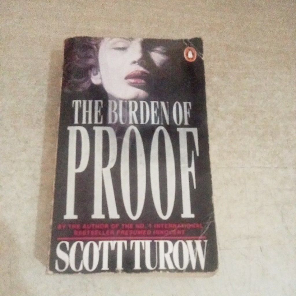 นวนิยาย THE BURDEN OF PROOF PENGUIN BOOKS