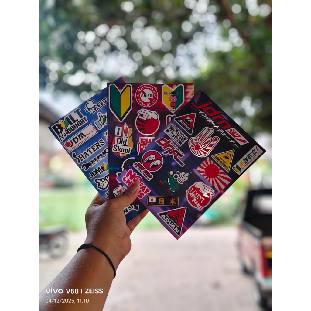 แพ็คสติ๊กเกอร์ JDM STYLE - สติ๊กเกอร์ JDM - สติ๊กเกอร์กันน้ํา