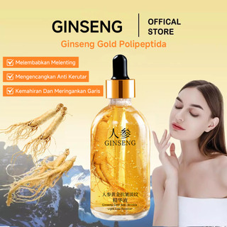 Pembaruan baru ginseng serum anti aging serum 100ml moisturizer anti kerut ginseng Anti wrinkle Serum ginseng gold peptide Hydrating wajah serum