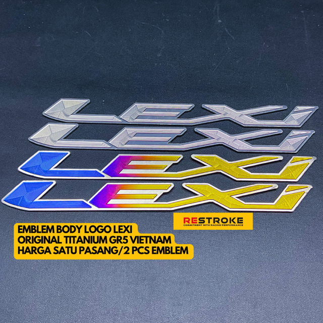 LEXI TITANIUM GR5 VIETNAM BODY LOGO EMBLEM