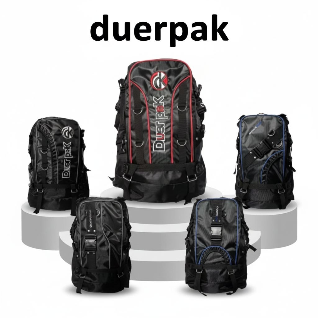 Duerpak Mens Backpack กระเป๋าเป้จัมโบ้ 60L Homecoming Bag Backpack Carrier Backpack