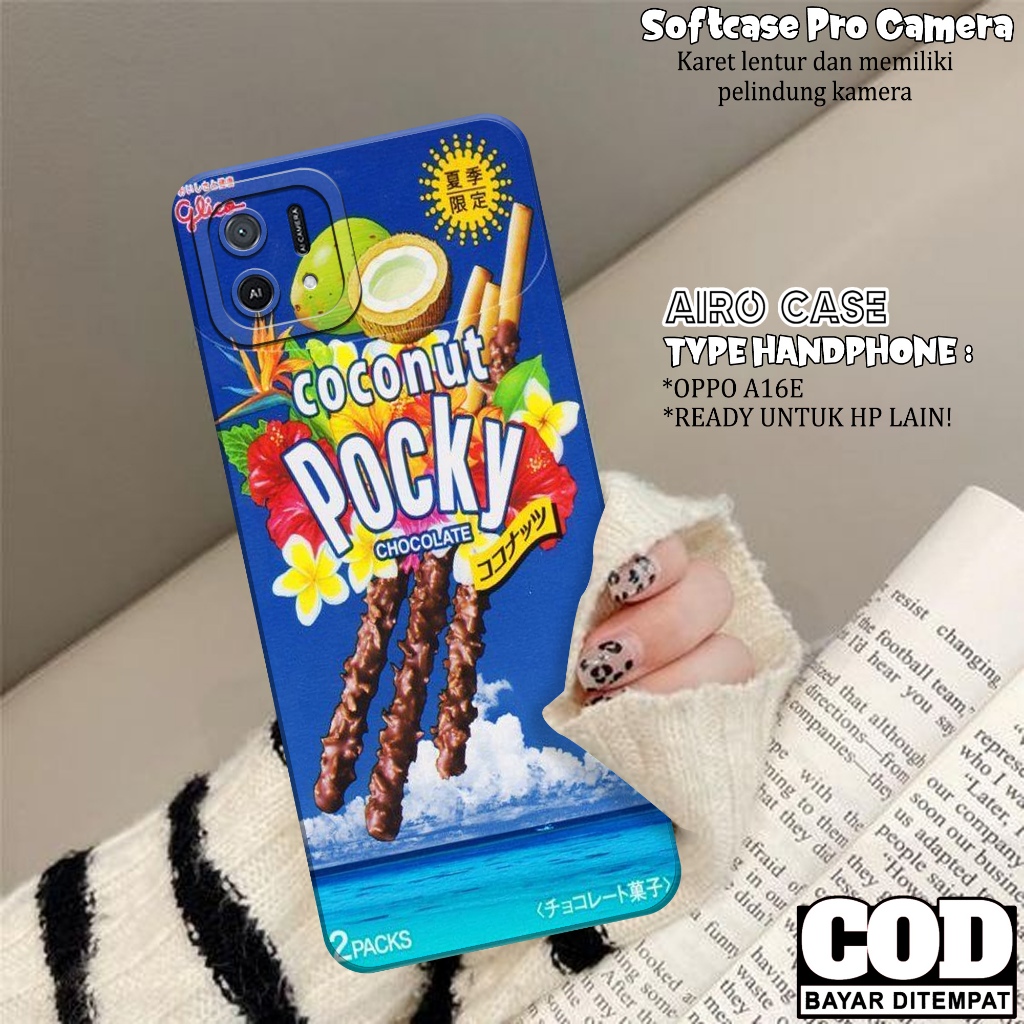 เคส OPPO A16E - เคส OPPO A16E Softcase - เคสแฟชั่น FOOD - เคส OPPO A16E - เคส Pro Camera Softcase - 