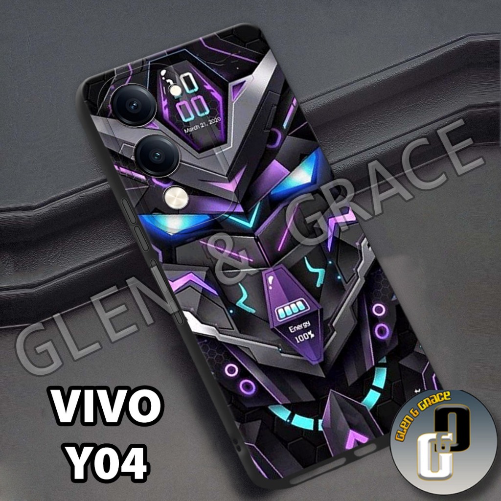 HP G50 - softcase procamera vivo y04 - หุ่นยนต์ vivo y04s รุ่นล่าสุดวัสดุยาง - เคสป้องกัน - - โทรศัพ