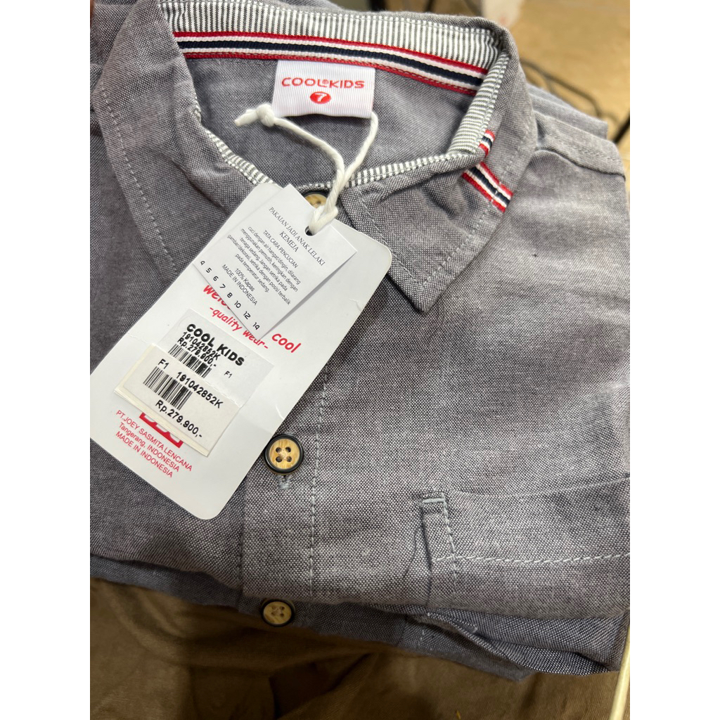 KEMEJA COOLKIDS BOYS SHIRT 2852k
