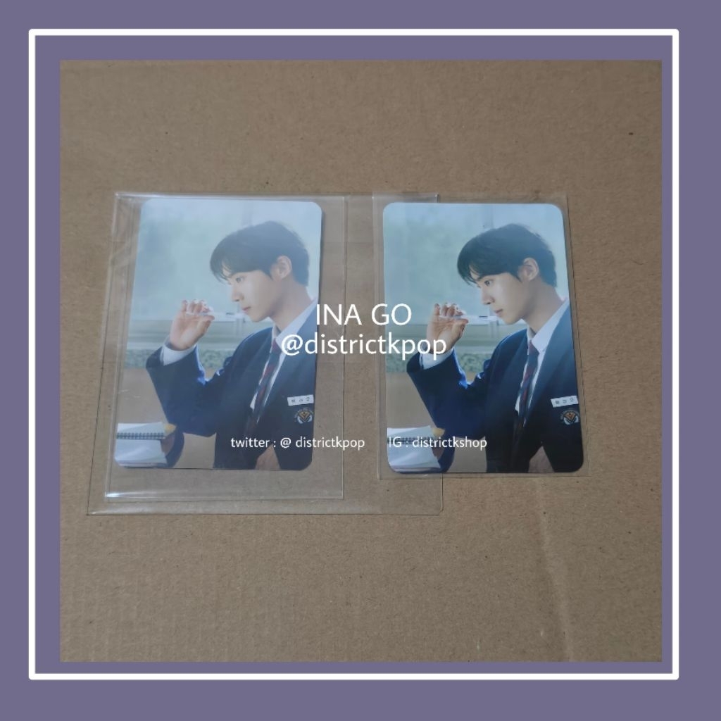 CHOO YOUNG WOO PHOTCARD OFFICIAL HEAD OVER HEELS MD