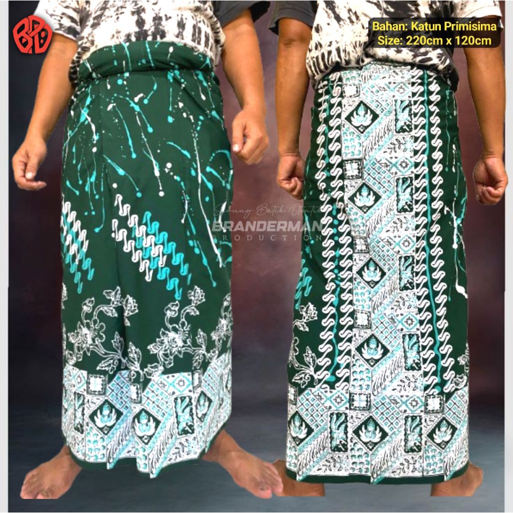 KATUN Ciprat Cotton Stampton Batik Sarong สําหรับผู้ชายและผู้หญิง