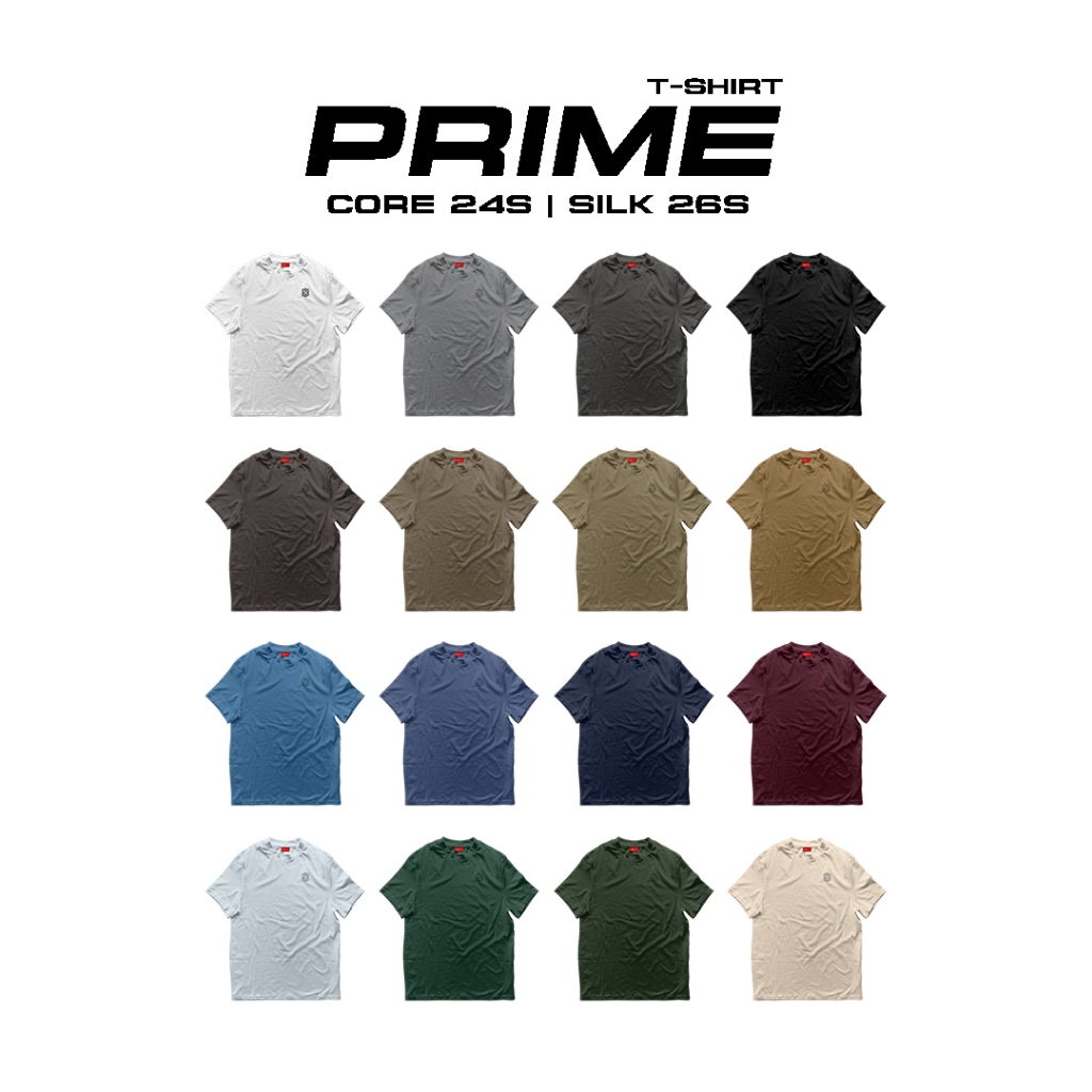 เสื้อยืด Crest Basic 24s / 26s ทุกสี