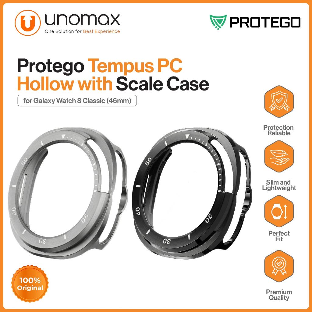 เคสนาฬิกา Samsung Galaxy Watch 8 Classic (46mm) Protego Temple PC Hollow with Scale Casing (PT-067)