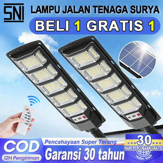 [Garansi 30 tahun] Lampu tenaga surya outdoor otomatis nyala jalan LED Lampu Solar Cell 1500W Lampu luar ruangan tenaga surya anti air ip67 papan solar panel