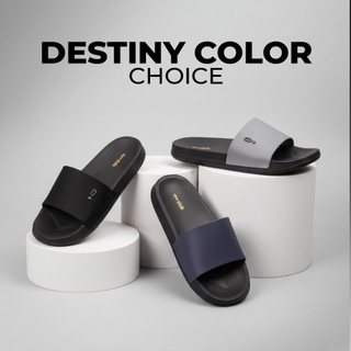 Titik - Sandal Selop Pria Anti Air dan Empuk Sendal Pria Material EVA Tanpa Lem Sandal Laki-laki Modis -  Destiny