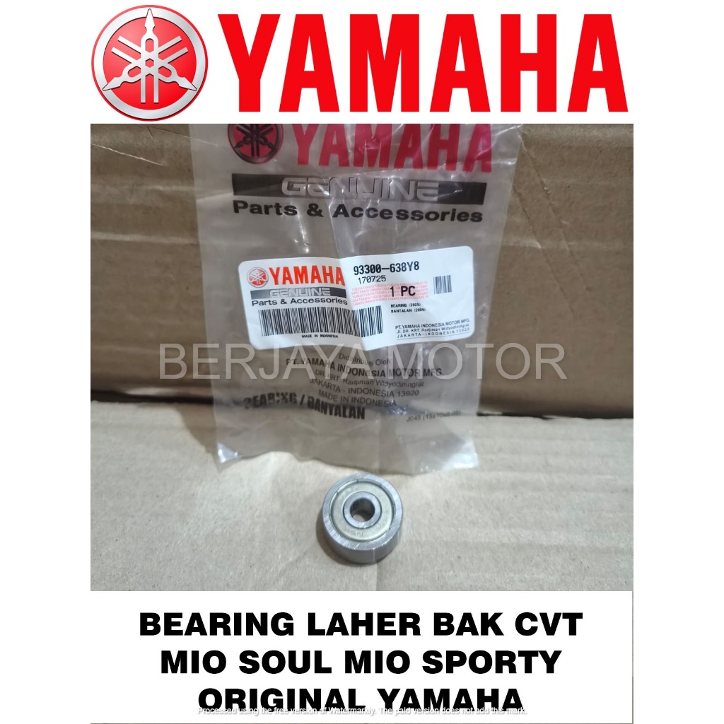 CVT CRANK BEARING MIO SOUL SPORTY 5TL YAMAHA ORIGINAL 9300638Y8 YAMAHA