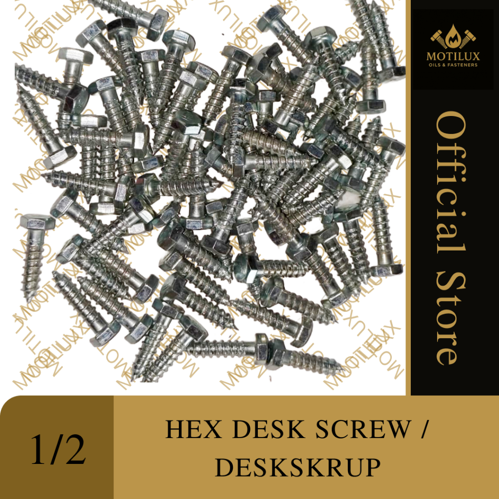 HEX DESK SCREW / HEX DESK SCREW ขนาด 1/2