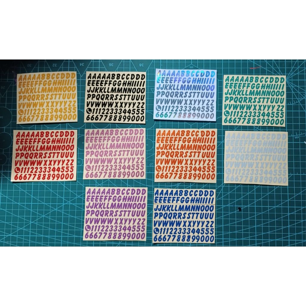 ALPHABET / ALPHABET / สติ๊กเกอร์ SKOTLET LETTERS