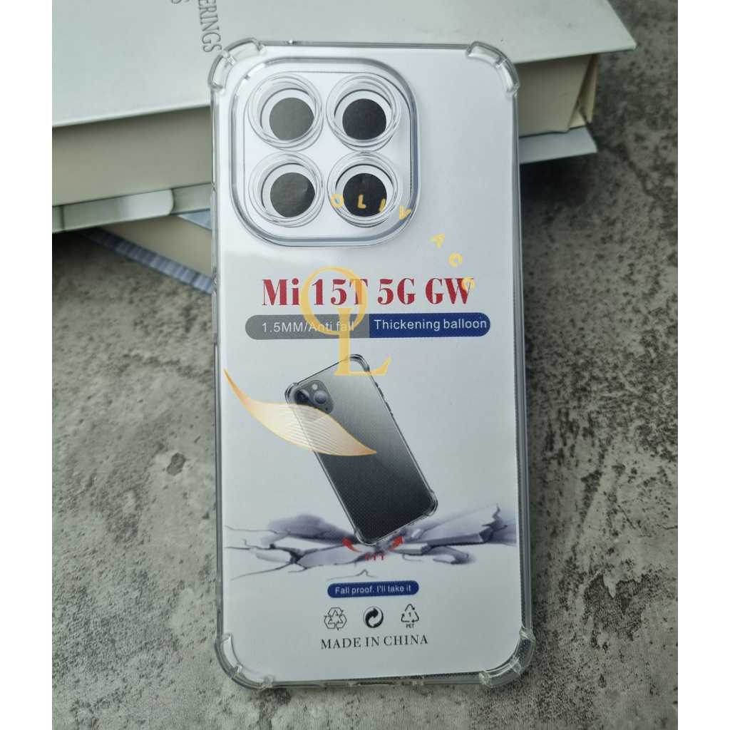 เคส xiaomi 15t 15t pro 14t mi 14t pro mi 15 mi 15 ultra anticrack case clear case air bag crack pc