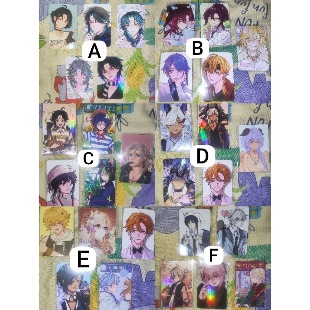 (อัปเดต. 27 DEC) [FANMERCH] Genshin Impact Photocard Xiao Heizou Ayato Toma Kaveh Venti Kazuha Albed
