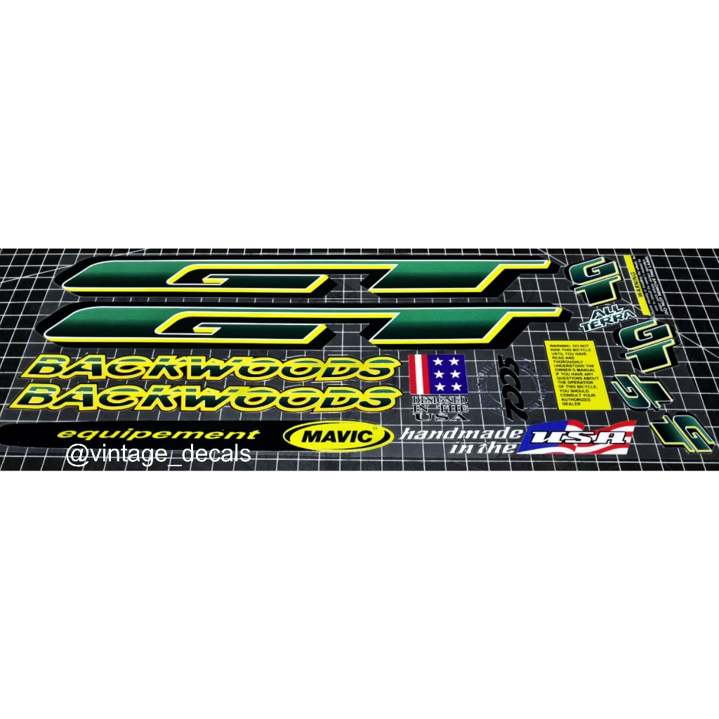 สติ๊กเกอร์ทดแทน GT Backwood