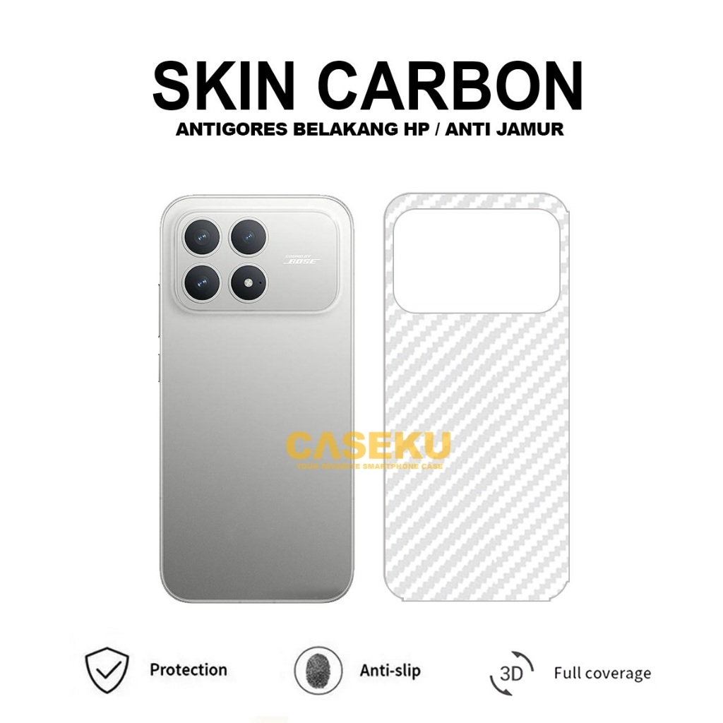 Poco F8 Pro Poco F8 Ultra Skin Carbon Garskin Anti-Scratch Back Poco F8 Pro Poco F8 Ultra