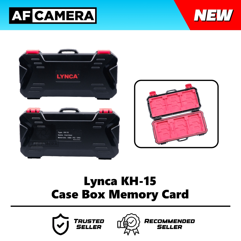 กล่องเก็บการ์ดหน่วยความจํา Hardcase Lynca KH15 SD Card / Micro SD / SDHC / SDXC / CF Express / XD