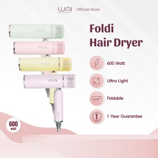 Foldi Hair Dryer by Lumi 600W - Alat Pengering Rambut