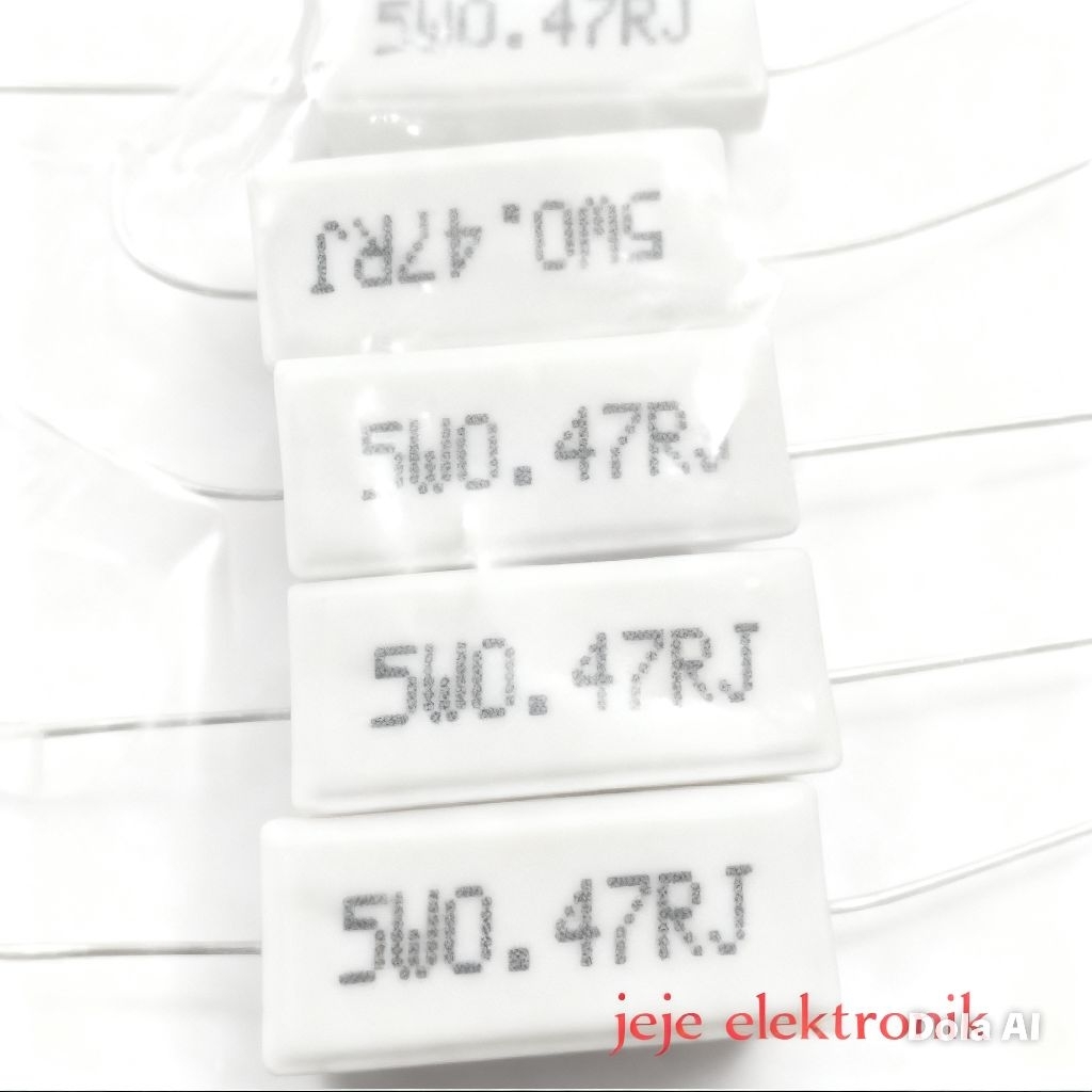 RESISTOR R KAPOR 5 W 0.47 OHM คุณภาพดี