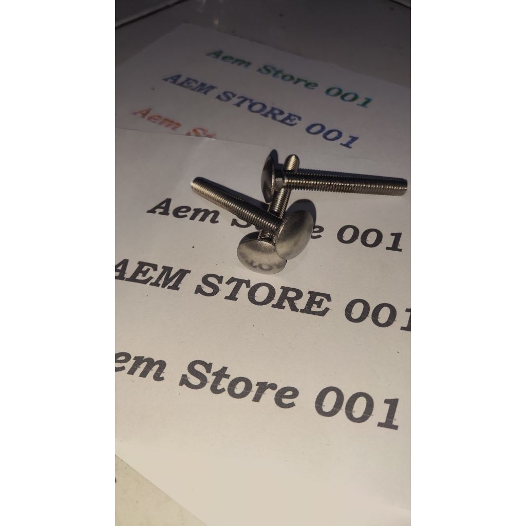 CB Bolt M6 x 70 (7ซม.) สแตนเลส 304 A2-70