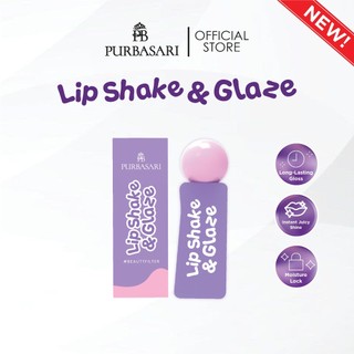 Purbasari Lip Shake & Glaze / Long Lasting Tinted Lip Gloss