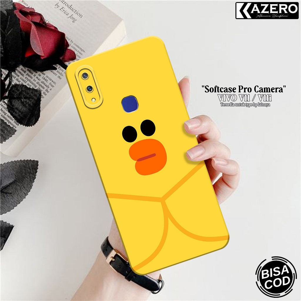 HP ล่าสุด VIVO V11 / V11i Softcase - เคสการ์ตูนแฟชั่น - เคส VIVO V11 / V11i - Pro Camera Tpu Silicon