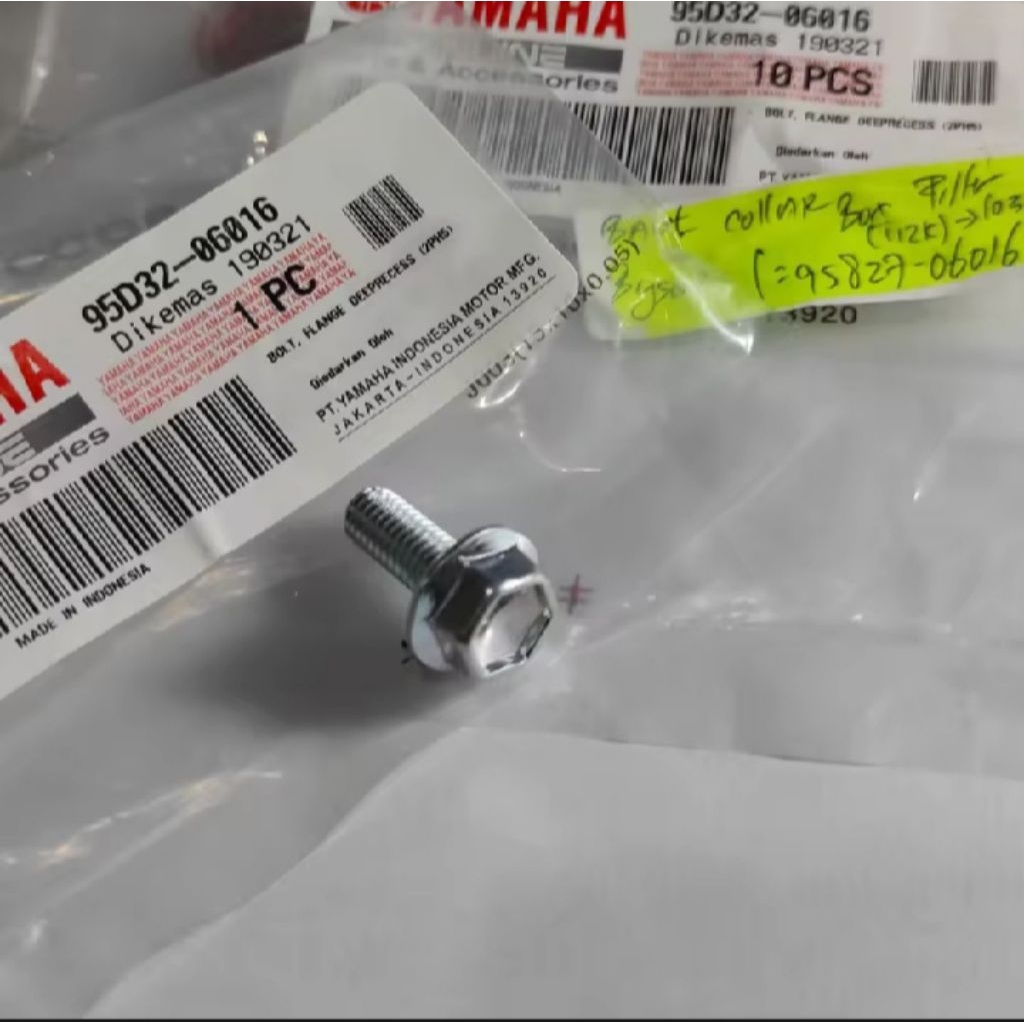 สลักเกลียวพัดลมแม่เหล็กสําหรับ Aerox Mio M3 RX KING 95D32-06016 100% Original YGP