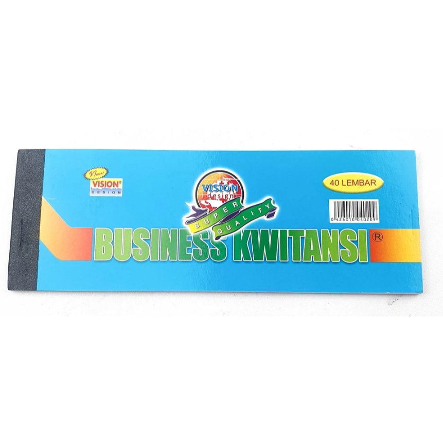 วิสัยทัศน์ 40 ใบเสร็จรับเงิน 285x90มม. /ชิ้น