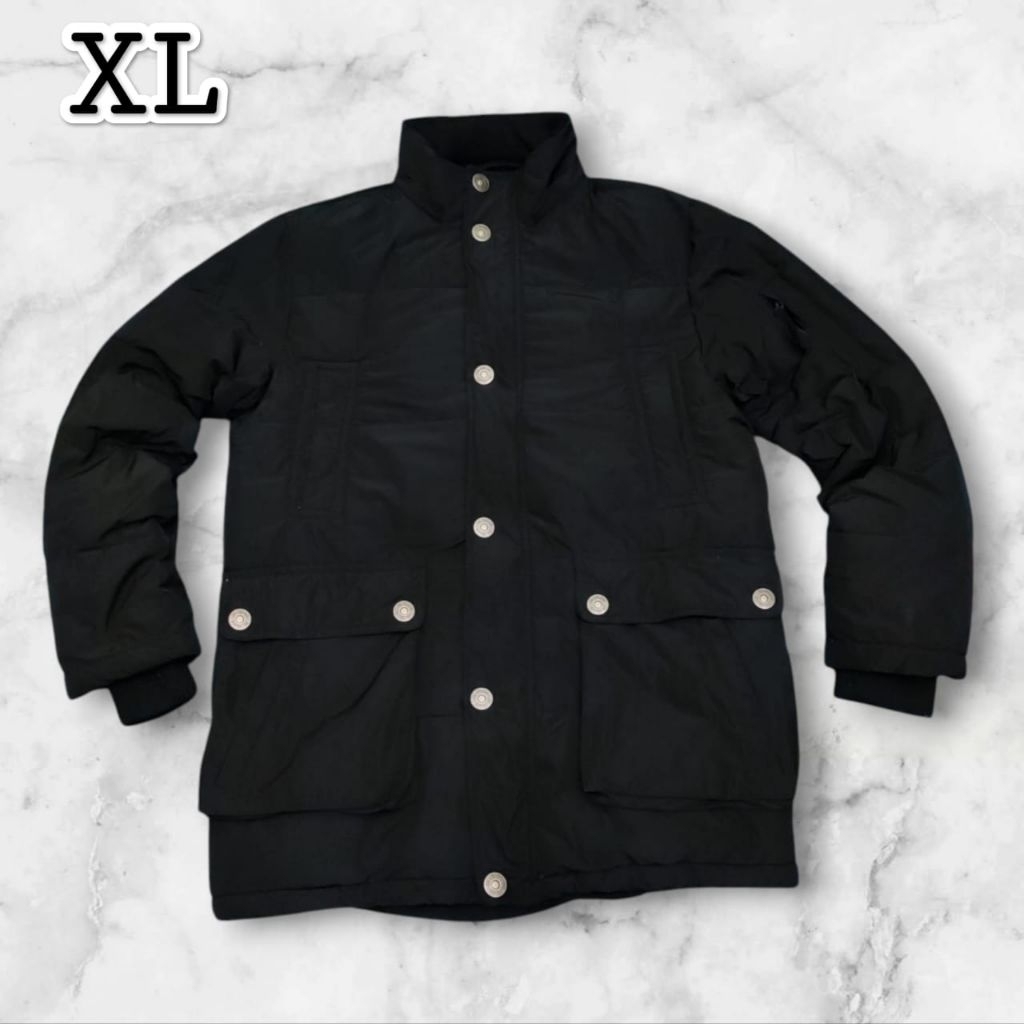 NII เสื้อแจ็คเก็ตดาวน์สีดํา