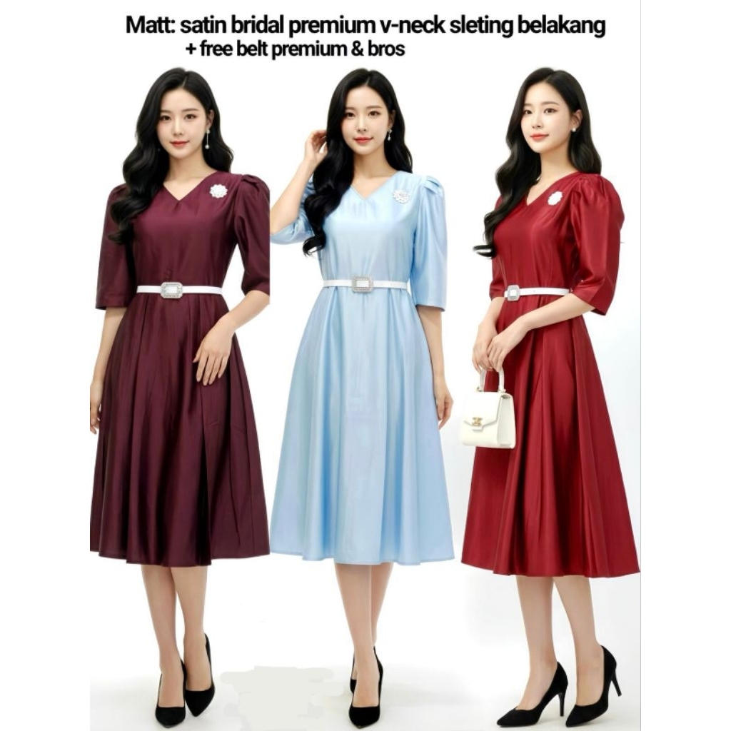 D5712 | ชุดเดรสนําเข้าระดับพรีเมียม