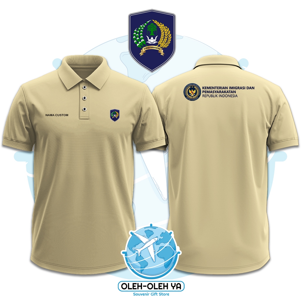 By O2Y-WSC353 Wangki Collar Polo Shirt Wangki Work Shirt - Directorate General of Society - DTF เย็บ