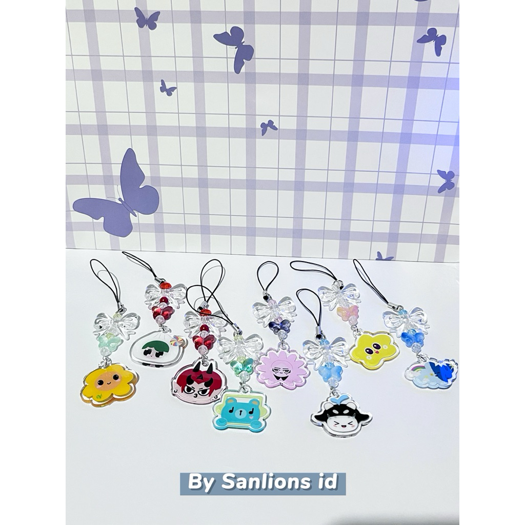 Sanlions.id GMMTV มาสคอตสายคล้องโทรศัพท์ / โทรศัพท์สายแฟนเมด gmmtv มาสคอต/mpressopasan neoa smyle ch