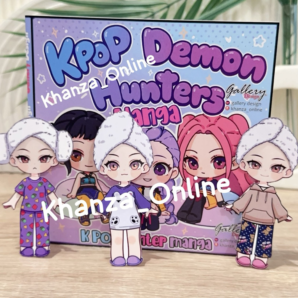 KPOP DEMON HUNTERS MANGA LAST กระดาษROLL DISASSEMBLY ของเล่น