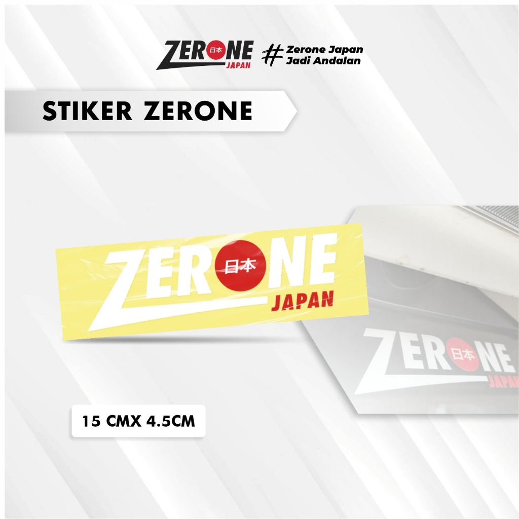 Zerone Japan ZB1 Autocare Kit Exclusive Sticker - สติ๊กเกอร์ 1