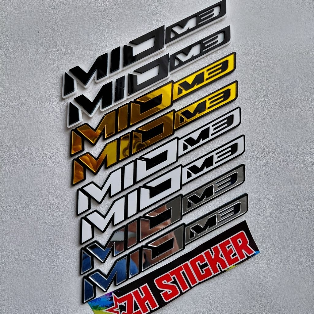 Yamaha Mio m3 Mio 125 Emblem พร้อมโลโก้อะคริลิคนูน