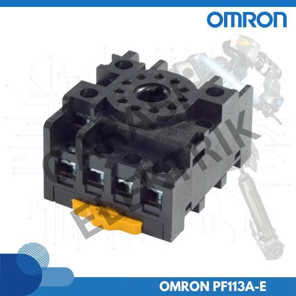 รีเลย์ซ็อกเก็ต Omron 11 Pin PF113A-E สีดําพร้อมที่จับคลิปและคันโยกที่วางจําหน่ายสําหรับผลิตภัณฑ์ 61F