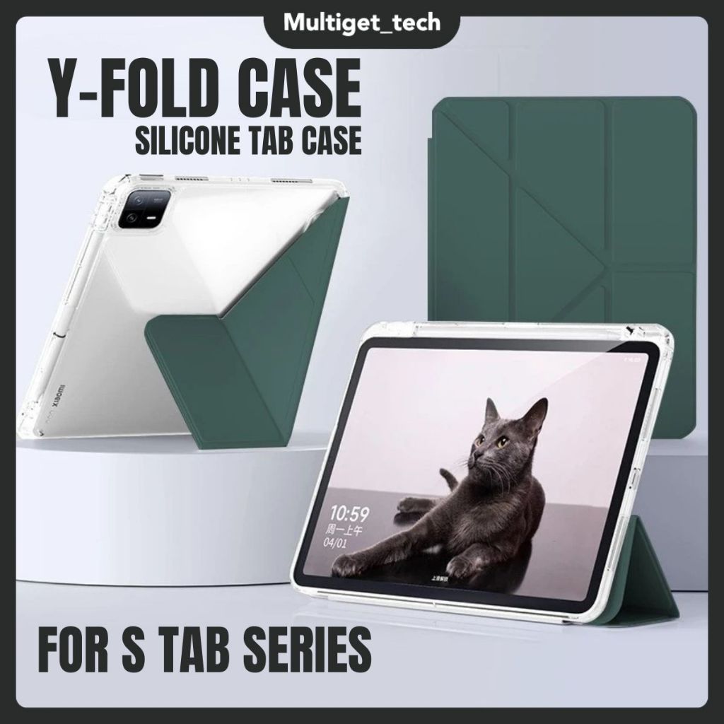 เคส Yfold Samsung S10FE 11" A9 Plus 11" S6 Lite 10.4" S9/S9FE 10.9" Casing Premium Smart Auto Week