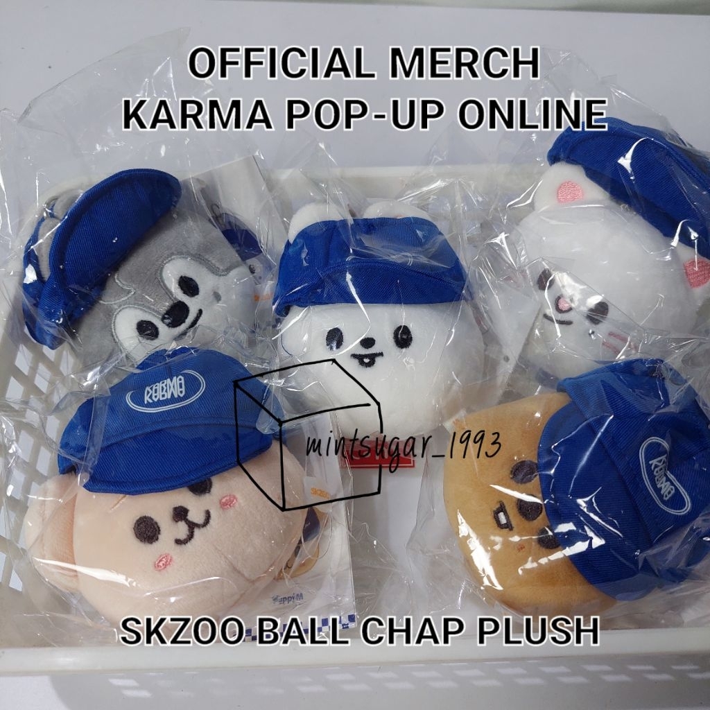 [READY OFFICIAL ใหม่ ] SKZOO CEREMONY BALL CAP PLUSH - KARMA POP-UP Online Sales [ Stray Kids SKZ Me