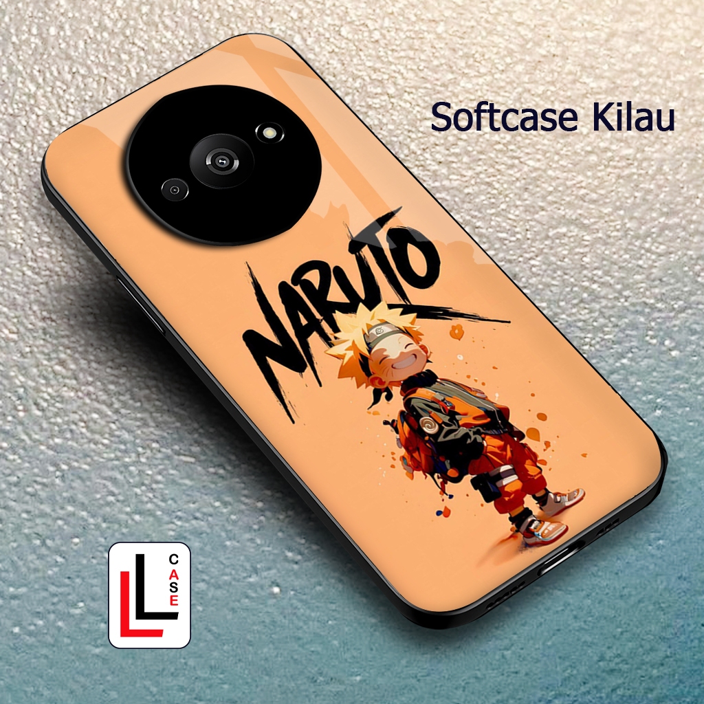 HP {LL2038} Softcase Glitter Xiaomi Poco C75 Redmi 14C REDMI A3 Case Glass Xiaomi Case Mica ป้องกันซ