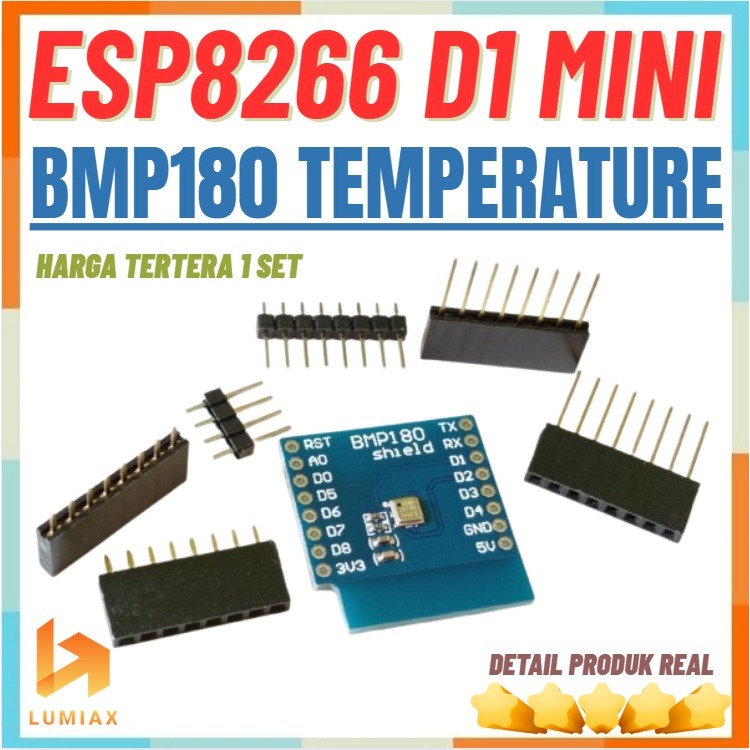 WeMos ESP8266 D1 Mini BMP180 อุณหภูมิ/ความดัน Barometic/ระดับความสูง Shield สําหรับ Arduino bmp180