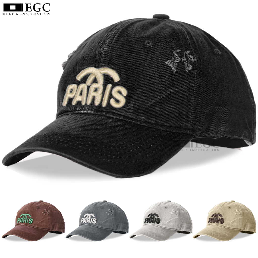 PARIS BASEBALL CAP / UNISEX BASEBALL CAP / หมวกแก๊ป BASEBALL สไตล์เกาหลี - TPI-228