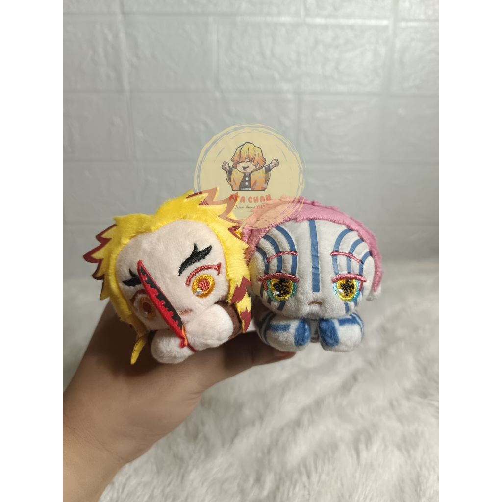 Rengoku Kyojuro & Akaza Hugchara Capit พวงกุญแจตุ๊กตา Anime Demon Slayer