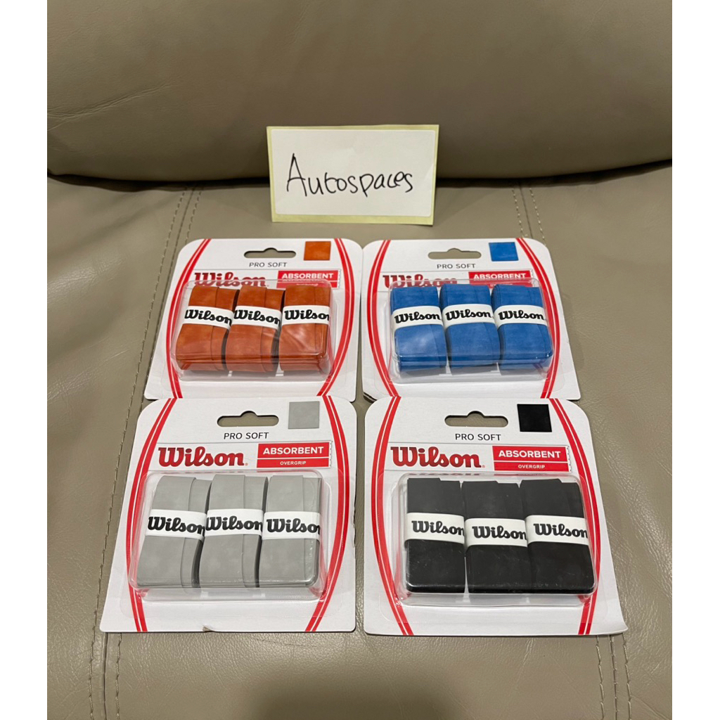 ไม้เทนนิส Wilson Absorbent overgrip กริปเทนนิส padel overgrip Wilson DRY Absorbent ต้นฉบับ