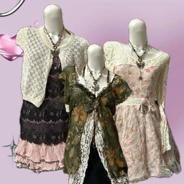 ภาครายวัน 1 Y2k Fairy Vintage Korea Dress Daily
