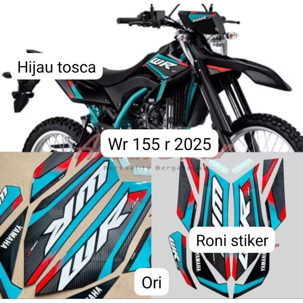 สติ๊กเกอร์ STRIPING BODY LIS YAMAHA WR 155 R ORIGINAL 2025 FULSET BOSY MOTOR