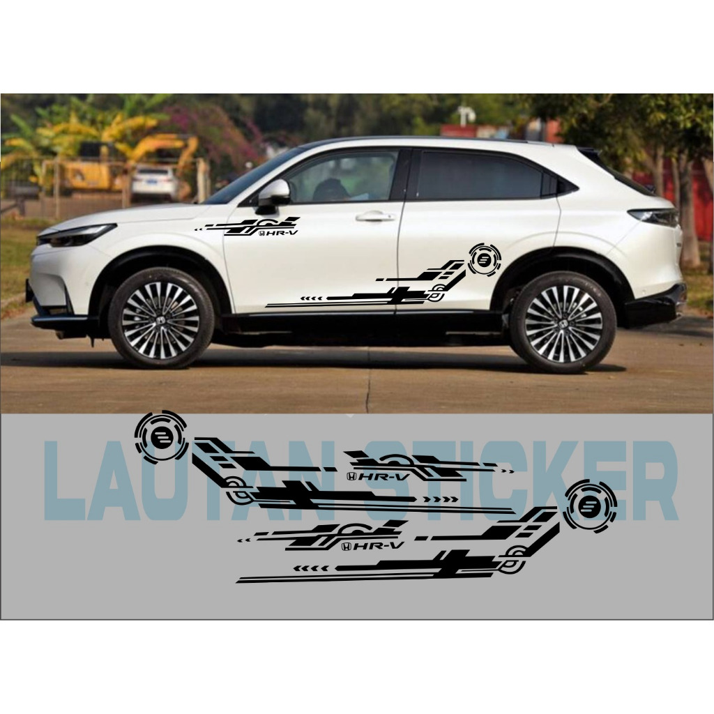 Ocean สติ๊กเกอร์ตัดสติ๊กเกอร์ honda hrv สติ๊กเกอร์ตัดรถยนต์ขวาซ้าย honda รถ hrv ใหม่