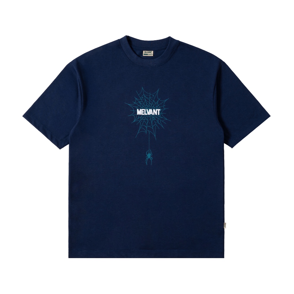Melvant - MTS ยุบเสื้อยืดสีกรมท่า | เสื้อยืดผู้ชาย / เสื้อยืดผ้าคอตตอน