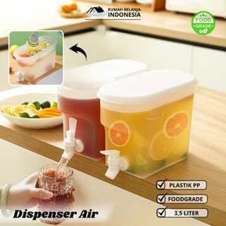RBI Dispenser Juice Portable 3.5 liter Tempat Air Minum JUS Praktis Serbaguna Bisa di Kulkas