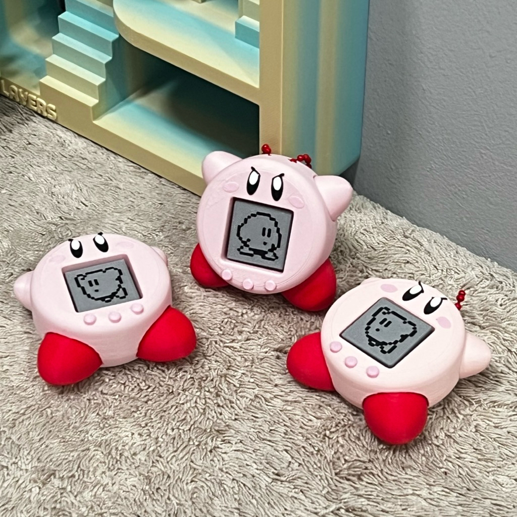 พวงกุญแจ GUNDAN KIRBY Fidget Clicker | พวงกุญแจน่ารัก (พิมพ์ 3 มิติ)